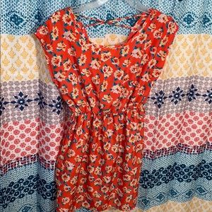 * Floral dress